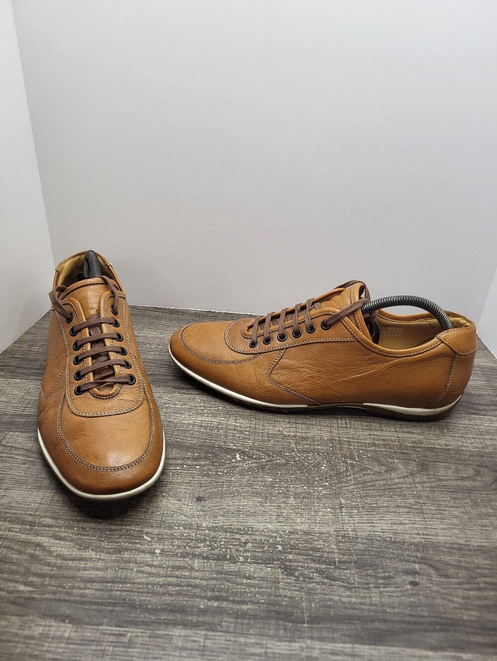 Maledetti Toscani Men’s Leather Lace Up Low Top Sneaker Size Eu 42- US 9
